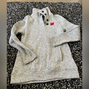 Wisconsin quarter zip sweater